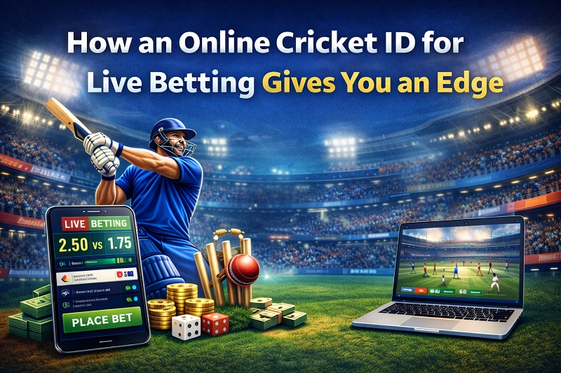 How an Online Cricket ID for Live Betting Gives You an Edge?