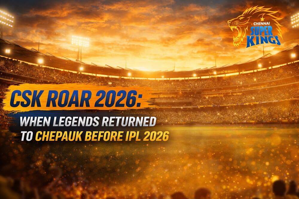 CSK ROAR 2026: When Legends Returned to Chepauk Before IPL 2026