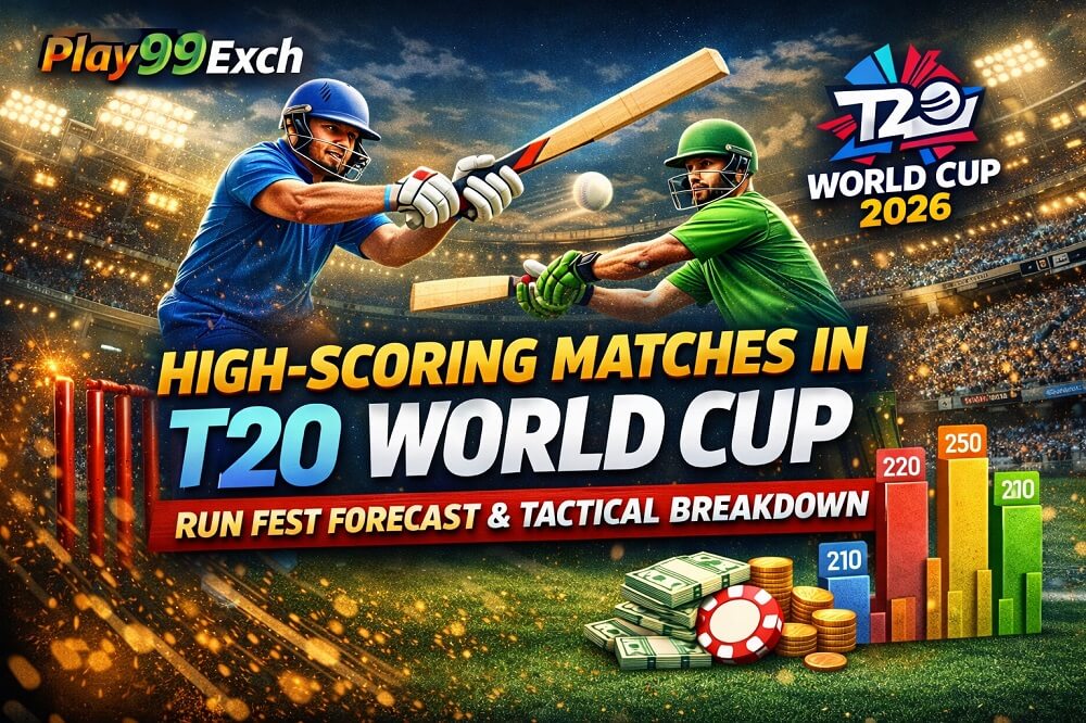 Most Likely High-Scoring Matches in T20 World Cup 2026 – Run Fest Forecast & Tactical Breakdown